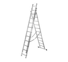 Лестница алюминиевая трехсекционная ВИХРЬ ЛА 3х12