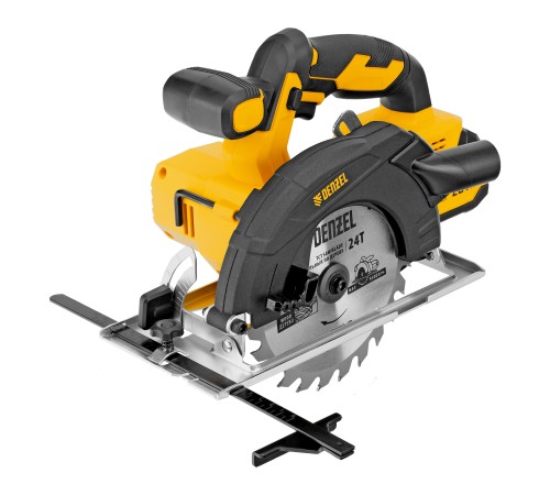 Пила циркулярная аккумуляторная CCSH-20-165, 165 мм, Li-Ion, 20 В// Denzel