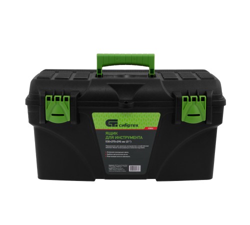Ящик для инструмента, 530 х 275 х 290 мм, 21", пластик Сибртех Ящик для инструмента, 530 х 275 х 290 мм, 21", пластик Сибртех