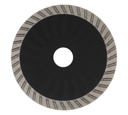 Диск алмазный отрезной DENZEL Турбо, ф125 х 22.2 мм, сухой рез, HWD92, турбированная рабочая часть, круг, 731080