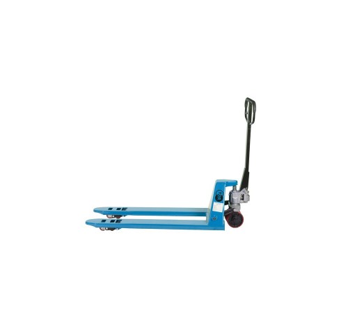 Тележка гидравлическая 2500 кг 1150х450 мм TOR RHP(BF) узковильная (полиуретановые колеса)
