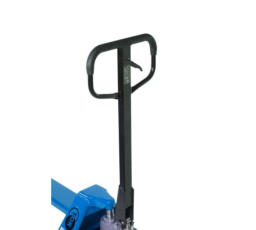 Тележка гидравлическая 2500 кг 1150х450 мм TOR RHP(BF) узковильная (полиуретановые колеса)