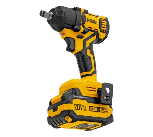 Гайковерт ударный аккумуляторный бесщет. CIWH-BL-20-500, Li-Ion, 20 В// Denzel