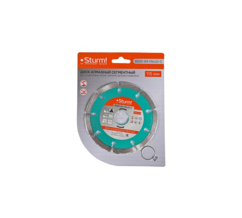 Диск алмазный Sturm! 9020-04-115x22-C