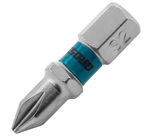 Набор бит РН1 х 25, сталь S2, 2 шт. Gross Набор бит РН1 х 25, сталь S2, 2 шт. Gross