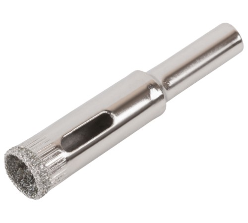 Коронка кольцевая по кафелю и стеклу алмазная 10х50 мм КУРС Коронка кольцевая по кафелю и стеклу алмазная 10х50 мм КУРС