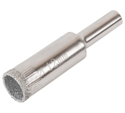 Коронка кольцевая по кафелю и стеклу алмазная 12х50 мм КУРС