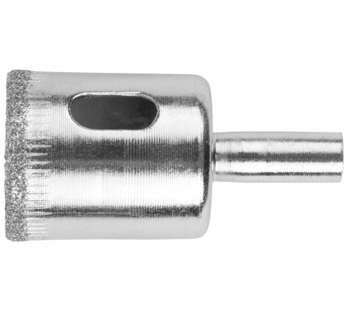 Коронка кольцевая по кафелю и стеклу алмазная 25х50 мм КУРС