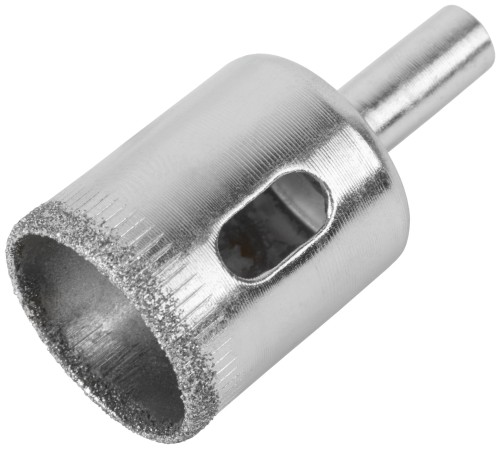 Коронка кольцевая по кафелю и стеклу алмазная 25х50 мм КУРС