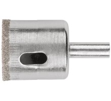 Коронка кольцевая по кафелю и стеклу алмазная 30х50 мм КУРС