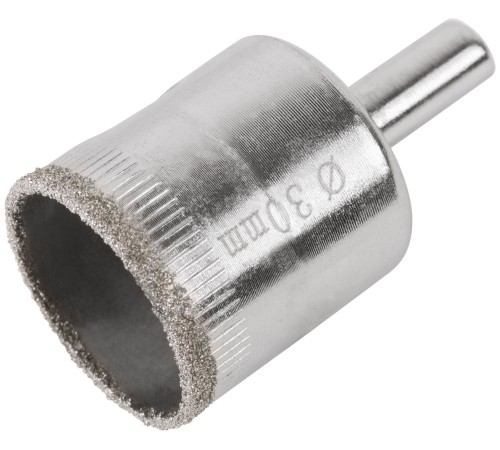 Коронка кольцевая по кафелю и стеклу алмазная 30х50 мм КУРС