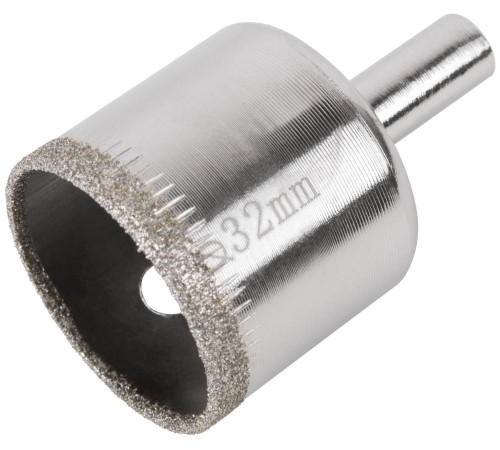 Коронка кольцевая по кафелю и стеклу алмазная 32х50 мм КУРС