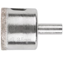 Коронка кольцевая по кафелю и стеклу алмазная 35х50 мм КУРС