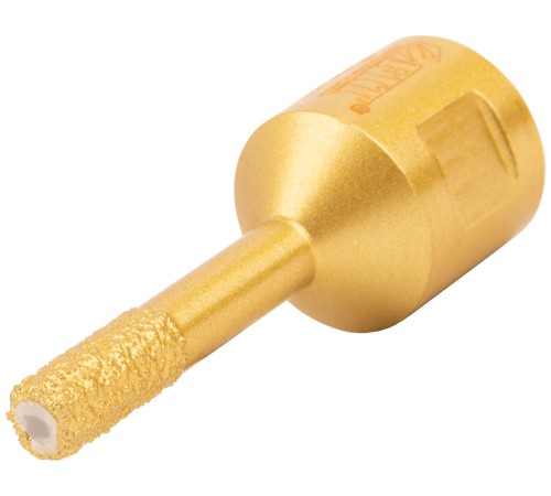 Коронка кольцевая для УШМ, М14, по керамограниту, камню и кафелю алмазная, вакуумное спекание  8х60 мм FIT HQ