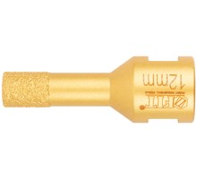 Коронка кольцевая для УШМ, М14, по керамограниту, камню и кафелю алмазная, вакуумное спекание 12х60 мм FIT HQ Коронка кольцевая для УШМ, М14, по керамограниту, камню и кафелю алмазная, вакуумное спекание 12х60 мм FIT HQ