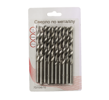 Сверла по металлу 6 мм, HSS (10 шт. в блистере) Сверла по металлу 6 мм, HSS (10 шт. в блистере)