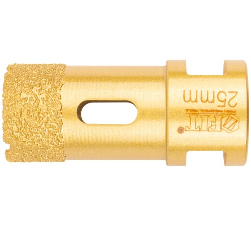 Коронка кольцевая для УШМ, М14, по керамограниту, камню и кафелю алмазная, вакуумное спекание 25х60 мм FIT HQ Коронка кольцевая для УШМ, М14, по керамограниту, камню и кафелю алмазная, вакуумное спекание 25х60 мм FIT HQ