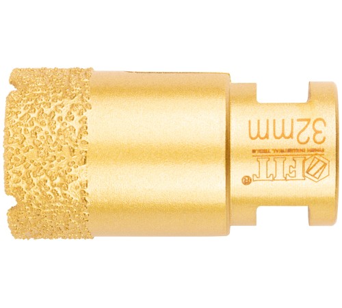 Коронка кольцевая для УШМ, М14, по керамограниту, камню и кафелю алмазная, вакуумное спекание 32х60 мм FIT HQ Коронка кольцевая для УШМ, М14, по керамограниту, камню и кафелю алмазная, вакуумное спекание 32х60 мм FIT HQ