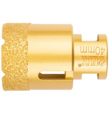 Коронка кольцевая для УШМ, М14, по керамограниту, камню и кафелю алмазная, вакуумное спекание 40х60 мм FIT HQ Коронка кольцевая для УШМ, М14, по керамограниту, камню и кафелю алмазная, вакуумное спекание 40х60 мм FIT HQ