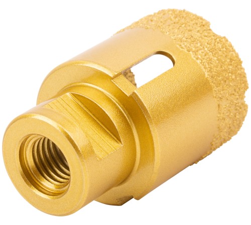 Коронка кольцевая для УШМ, М14, по керамограниту, камню и кафелю алмазная, вакуумное спекание 40х60 мм FIT HQ Коронка кольцевая для УШМ, М14, по керамограниту, камню и кафелю алмазная, вакуумное спекание 40х60 мм FIT HQ