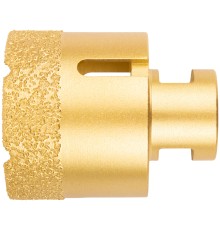 Коронка кольцевая для УШМ, М14, по керамограниту, камню и кафелю алмазная, вакуумное спекание 50х60 мм FIT HQ Коронка кольцевая для УШМ, М14, по керамограниту, камню и кафелю алмазная, вакуумное спекание 50х60 мм FIT HQ