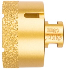 Коронка кольцевая для УШМ, М14, по керамограниту, камню и кафелю алмазная, вакуумное спекание 68х60 мм FIT HQ Коронка кольцевая для УШМ, М14, по керамограниту, камню и кафелю алмазная, вакуумное спекание 68х60 мм FIT HQ