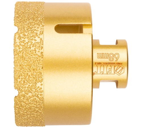 Коронка кольцевая для УШМ, М14, по керамограниту, камню и кафелю алмазная, вакуумное спекание 68х60 мм FIT HQ Коронка кольцевая для УШМ, М14, по керамограниту, камню и кафелю алмазная, вакуумное спекание 68х60 мм FIT HQ