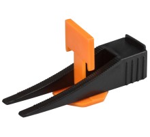 СВП ( Система Выравнивания Плитки), Зажимы "Флаг" 40 шт. и Клинья 40 шт., набор, ширина шва 1,5 мм КУРС РОС