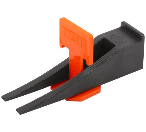 СВП ( Система Выравнивания Плитки), Зажимы "Флаг" 250 шт. и Клинья 250 шт., набор, ширина шва 1,5 мм КУРС РОС