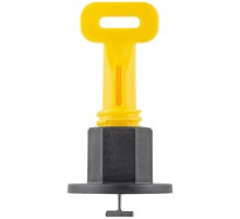 СВП ( Система Выравнивания Плитки) многоразовая, Зажимы 50 шт., Гайки 50 шт, ширина шва 2,0 мм FIT IT