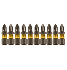 Бита PH1х25, сталь S2, шестигранный профиль, 10 шт. Е 6,3 Denzel