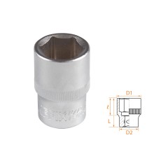 Головка торцевая стандартная шестигранная 1/2", 18 мм AFFIX AF00040018 Головка торцевая стандартная шестигранная 1/2", 18 мм AFFIX AF00040018