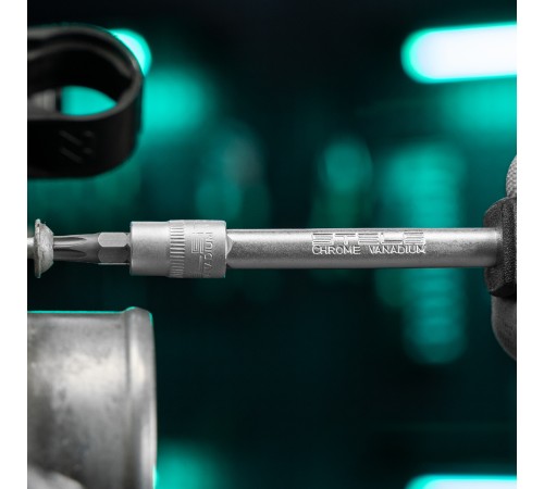 Набор инструментов, 1/4, CrV, пластиковый кейс, 57 предметов Stels