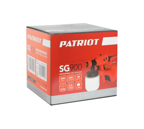 Краскопульт электрический PATRIOT SG 900 HVLP Краскопульт электрический PATRIOT SG 900 HVLP