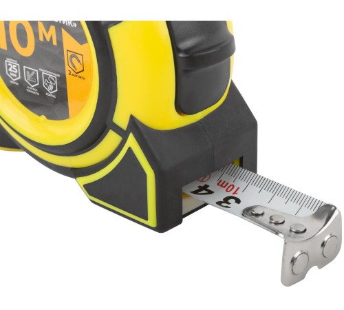 Рулетка "Магнетик" 10 м x 25 мм MOS
