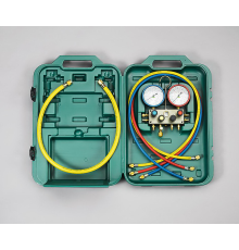 Четырехвентильные манометрические коллекторы Refco M4-3-DELUXE Четырехвентильные манометрические коллекторы Refco M4-3-DELUXE