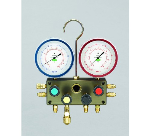 Четырехвентильный манометрический коллектор Refco M4-3-DELUXE-DS-SUPER-CA-CCL-60 Четырехвентильный манометрический коллектор Refco M4-3-DELUXE-DS-SUPER-CA-CCL-60