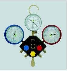 Трехходовые манометрические коллекторы Refco M3-3-DELUXE