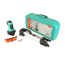 Уровень лазерный в кейсе, 2 красных луча, штатив, Sturm!