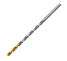 Сверло спиральное по металлу 4,2 х 119 мм, Р6М5, Golden Tip, удлиненное Denzel