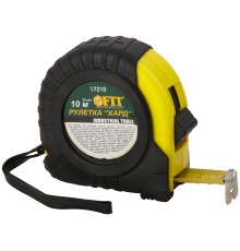 Рулетка прорезиненный корпус "Хард" 10 м x 25 мм FIT IT