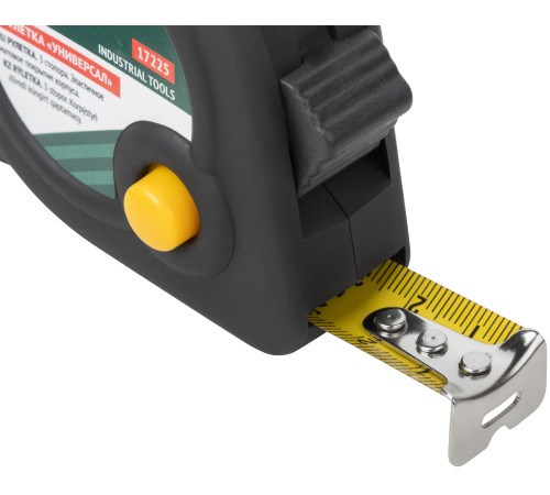 Рулетка прорезиненный корпус "Универсал", тройной стопор 5 м x 19 мм FIT IT