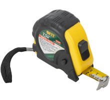 Рулетка прорезинен. корпус, тройной стопор "Ультра" 7,5 м x 25 мм FIT IT
