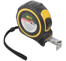 Рулетка "Смарт", калибр.лента, нейлон.покр., магн.крючок, прорезиненный корпус 10 м х 25 мм FIT HQ