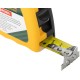 Рулетка Профи, калибр.лента, нейл.покр., магн.крючок, эласт.корпус черн-желт., двойн.стопор 7,5 м х 25 мм FIT HQ