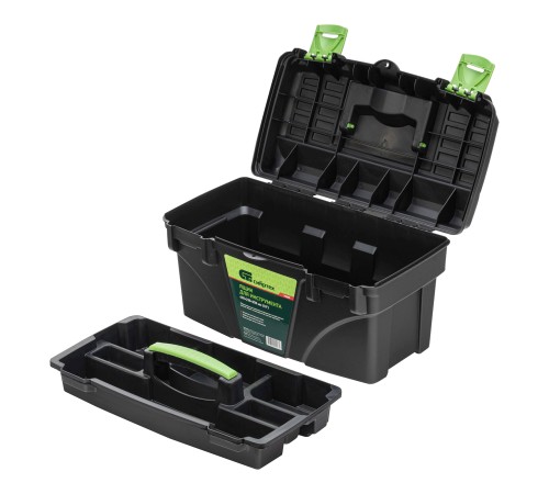 Ящик для инструмента, 430 х 235 х 250 мм, 18", пластик Сибртех Ящик для инструмента, 430 х 235 х 250 мм, 18", пластик Сибртех