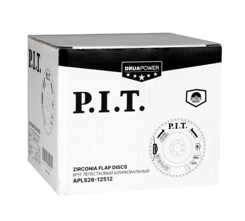 Круг лепестковый шлифовальный P.I.T. APLS26-12512