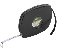 Рулетка, черный закрытый пластиковый корпус, стальная лента 50 м FIT IT
