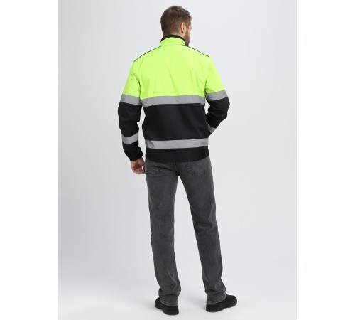 Куртка-трансформер сигнальная Profline Specialist (тк.Смесовая,240), желтый/черный
