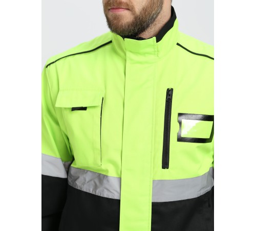 Куртка-трансформер сигнальная Profline Specialist (тк.Смесовая,240), желтый/черный